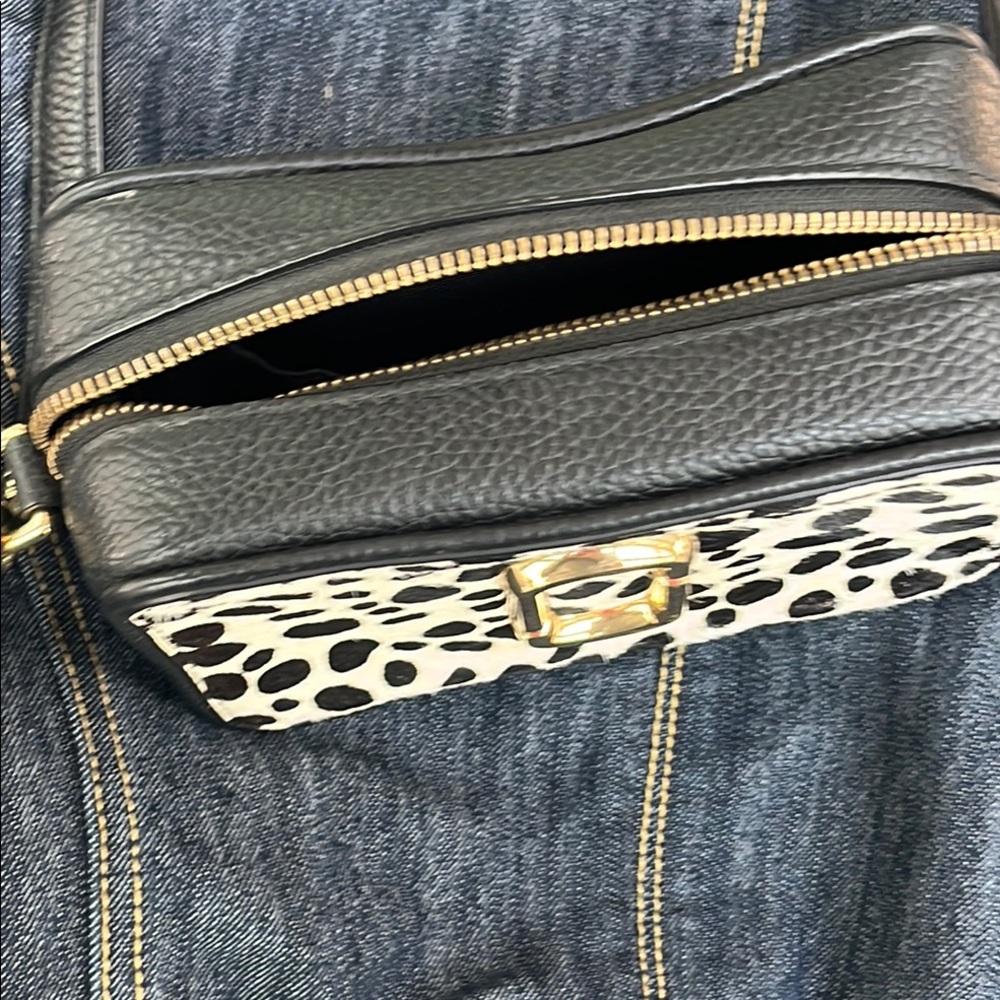 Marc Jacobs Black and White Polka Dot Crossbody Bag - Picture 9 of 12